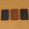 Portofel Pop-Up Aluminiu cu Husă PU Leather — RFID Slim