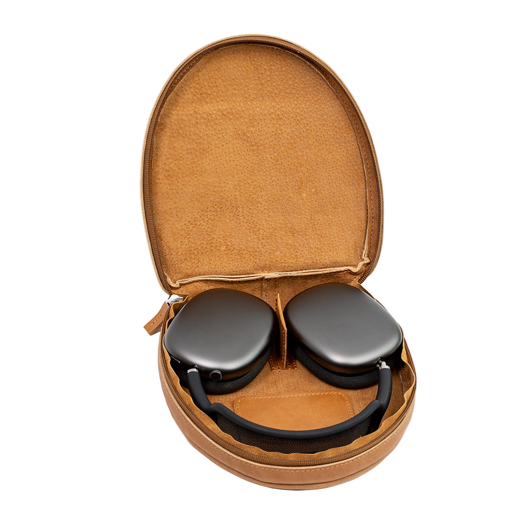 Husă AirPods Max din Piele Full-Grain — Lux Handmade