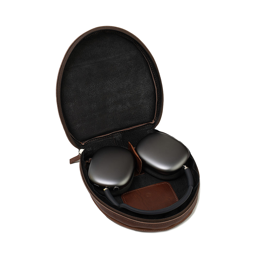 Husă AirPods Max din Piele Full-Grain — Lux Handmade
