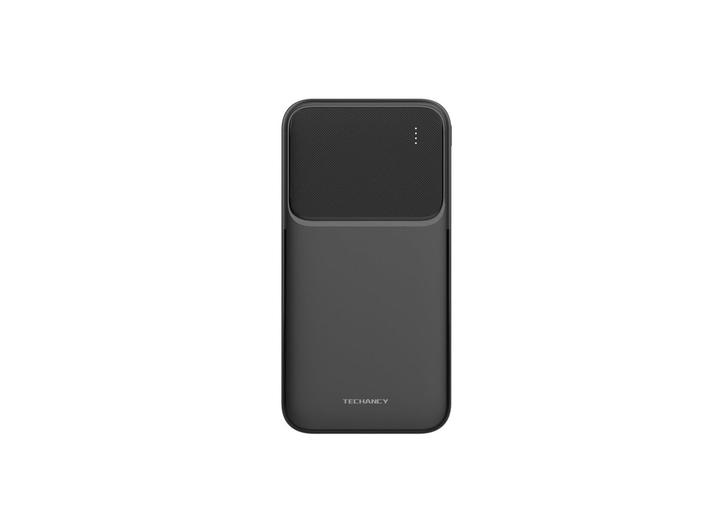 Techancy Power Bank 10000 mAh TF2781 Negru — Încărcare Rapidă 10W pentru Smartphone și Tabletă