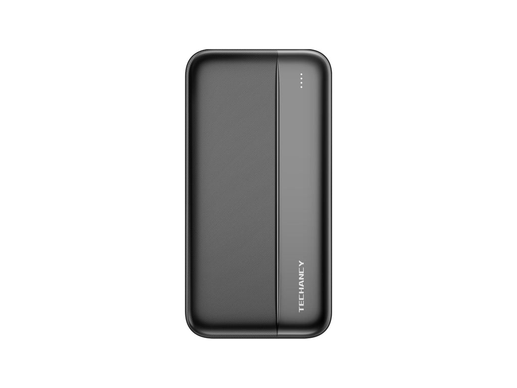 Techancy Power Bank 10000 mAh TF2776 Negru — Încărcare Rapidă PD 20W pentru Smartphone și Tabletă