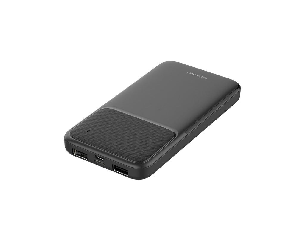 Techancy Power Bank 10000 mAh TF2781 Negru — Încărcare Rapidă 10W pentru Smartphone și Tabletă