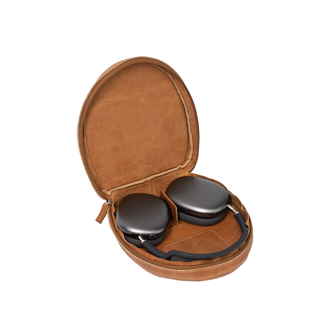 Husă AirPods Max din Piele Full-Grain — Lux Handmade