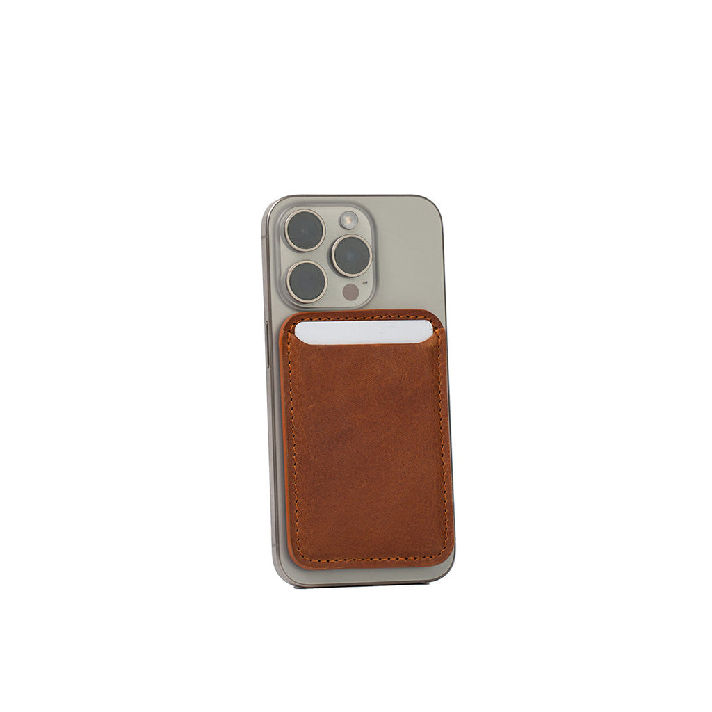 Portofel Full-Grain Leather compatibil cu MagSafe — Classic